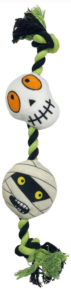 Skull and Mummy Rope Toy