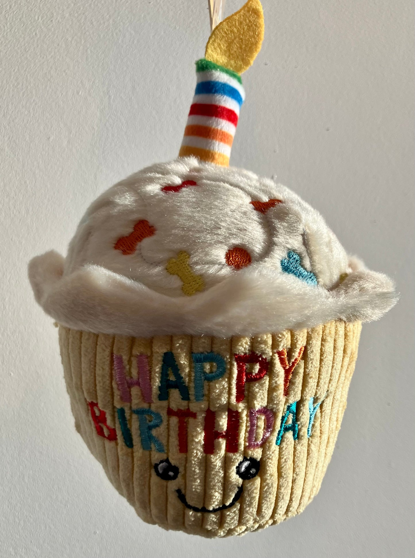 House of Paws Plush Birthday Cupcake Toy